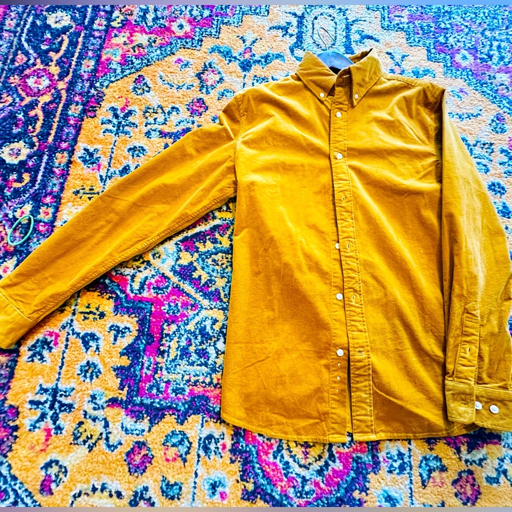 Size men’s Small long sleeve corduroy shirt. Only worn once.